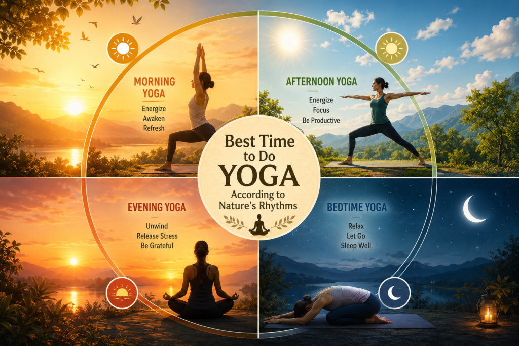 Best Time to Do Yoga According to Nature's Rhythms